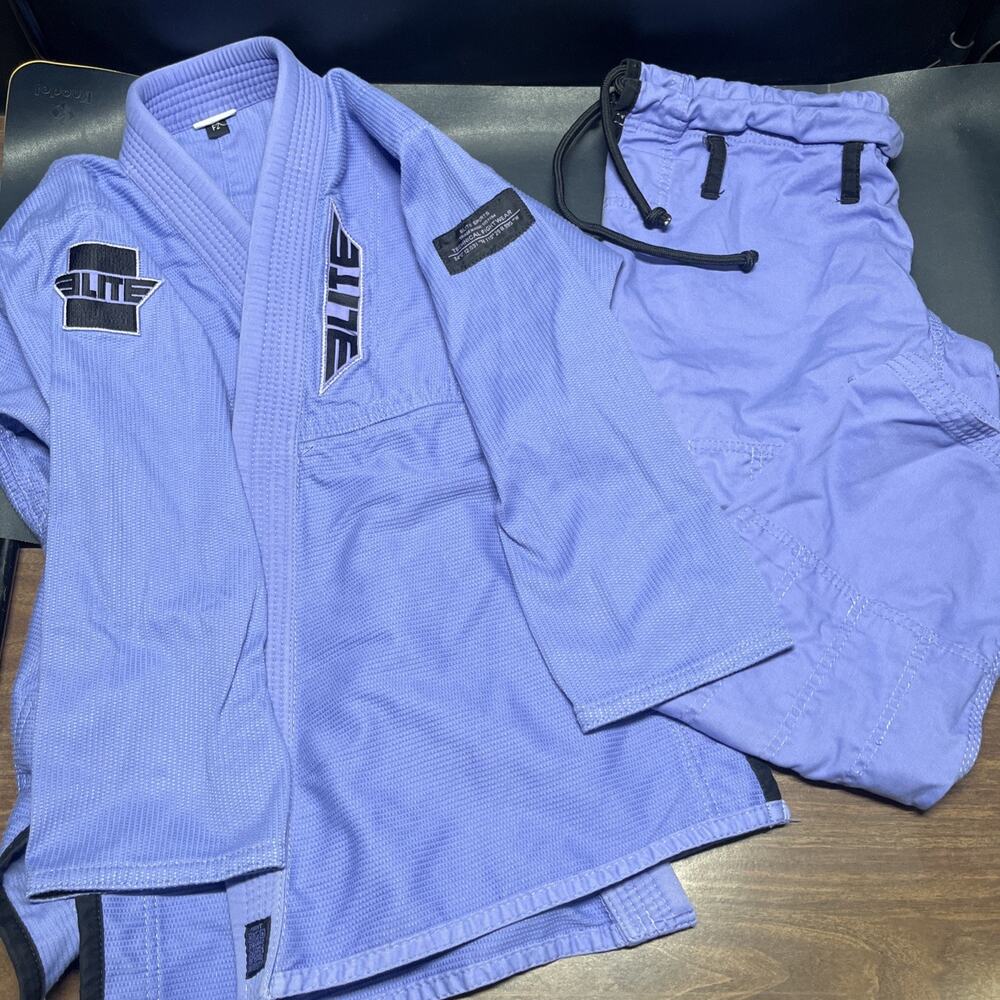 Elite Sports Gi Jacket Pants Size F2 Kimono Top BJJ Jiu Jitsu Uniform EUC. C5